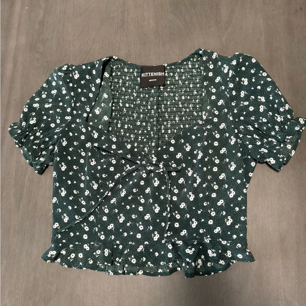 BELLA FLORAL TOP - Picture 1 of 3